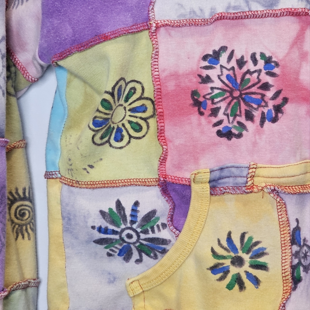 Vintage Rising International Patchwork Hippie Yog… - image 3